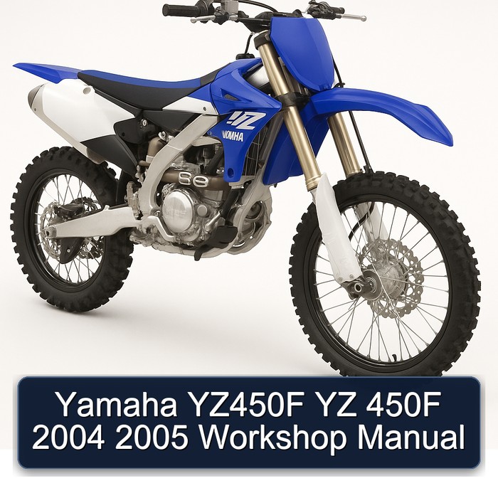 Yamaha YZ450F YZ 450F 2005 Workshop Service Repair Manual PDF Download