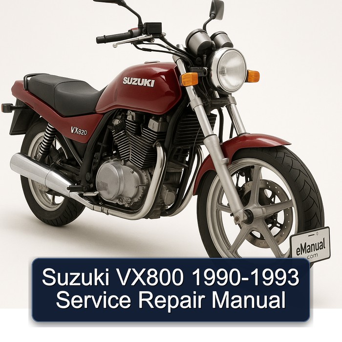 Suzuki VX800 1990-1993 Manual de servicio y reparación