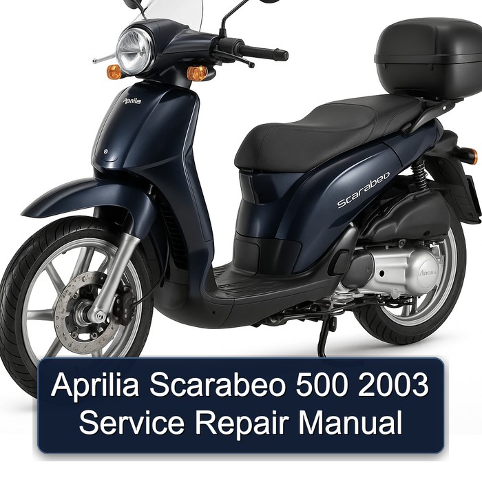 Aprilia Scarabeo 500 2003 Manual de servicio y reparación
