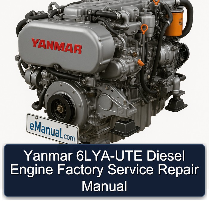 Yanmar 6LYA-UTE Diesel Engine Factory Service Repair Manual