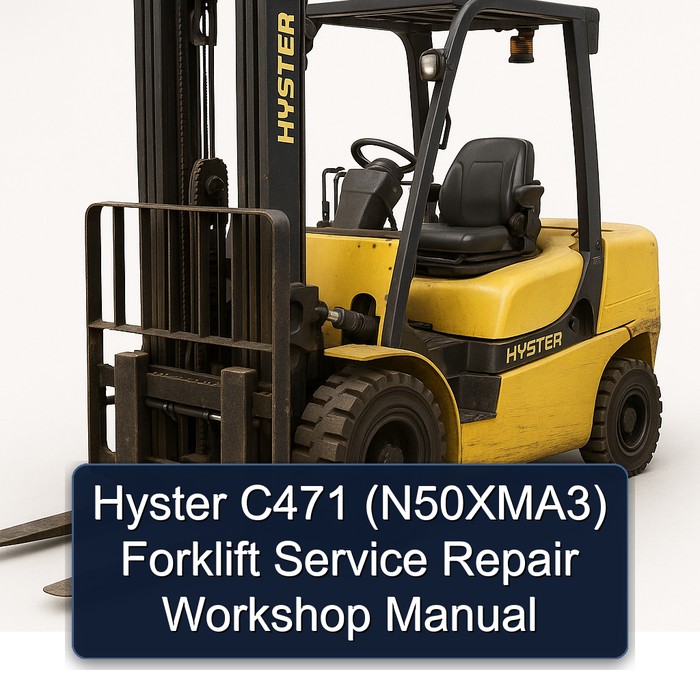Hyster C471 (N50XMA3) Gabelstapler Werkstatt Handbuch