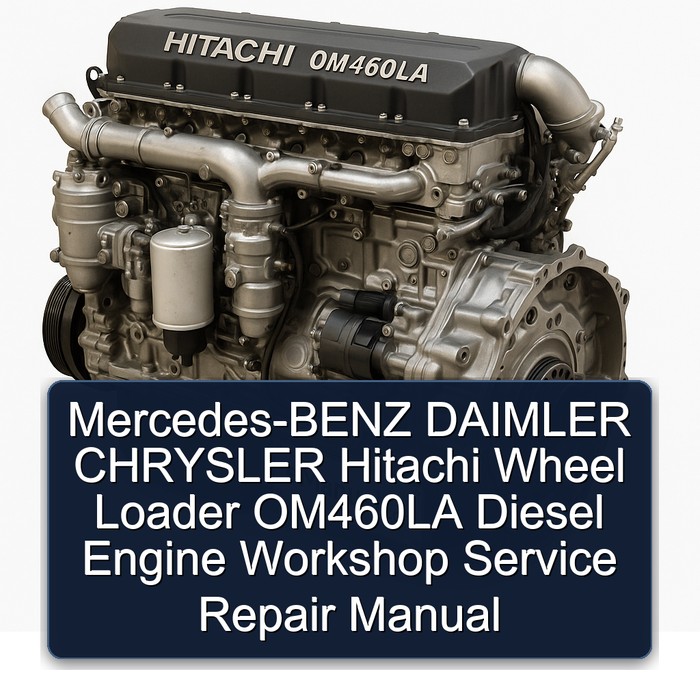 Mercedes-BENZ DAIMLER CHRYSLER Hitachi Wheel Loader OM460LA Diesel Engine Workshop Manual de servicio y reparación