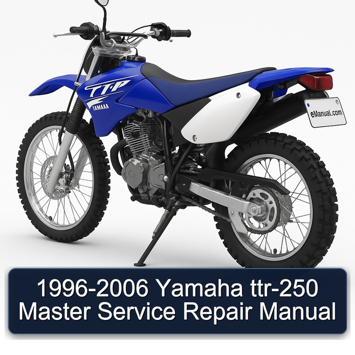 1996-2006 Yamaha ttr-250 Master Service Repair Manual