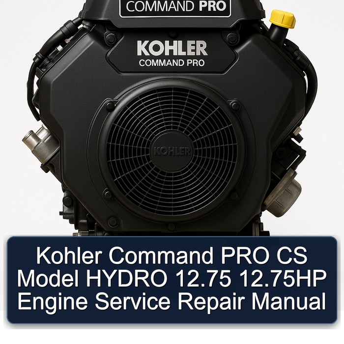 Kohler Command PRO CS Model HYDRO 12.75 12.75HP Engine Manual de servicio y reparación