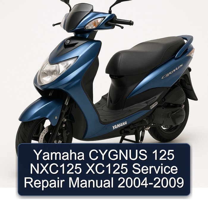 Yamaha CYGNUS 125 NXC125 XC125 Manual de servicio y reparación 2004-2009
