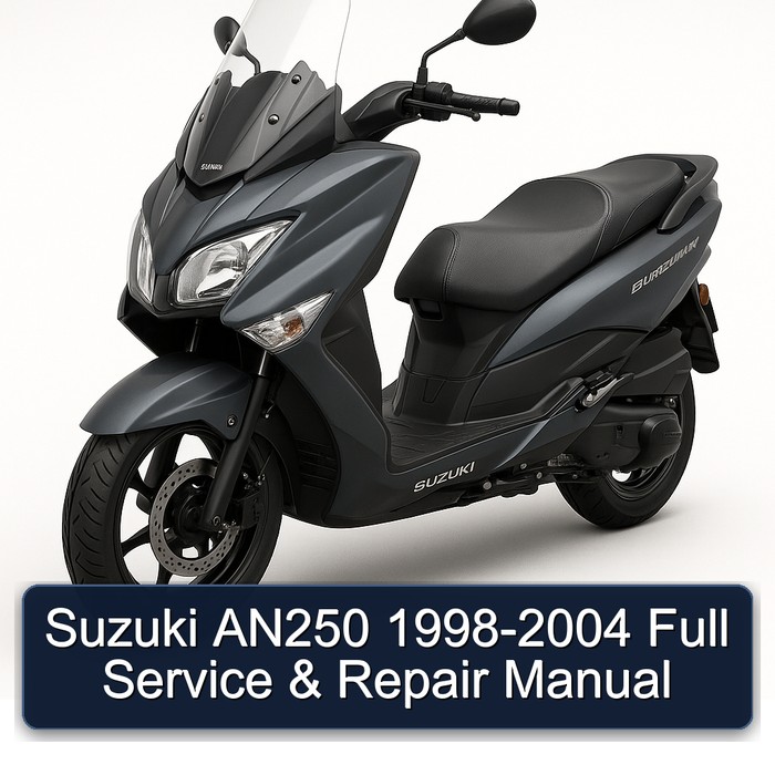 Suzuki AN250 1998-2004 Full Manual de servicio y reparación