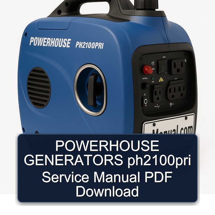 Powerhouse Generators ph2100pri Workshop Service Repair Manual PDF Download