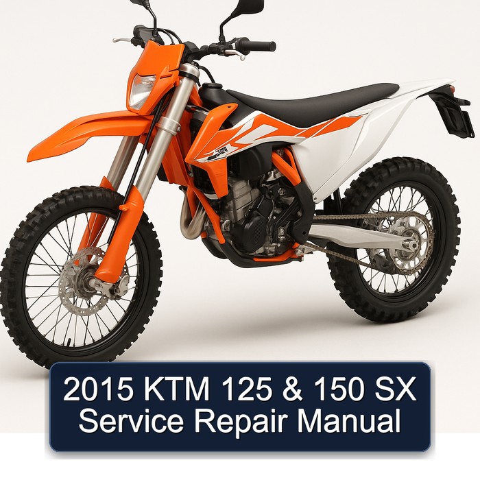 2015 KTM 125 & 150 SX Manual de servicio y reparación