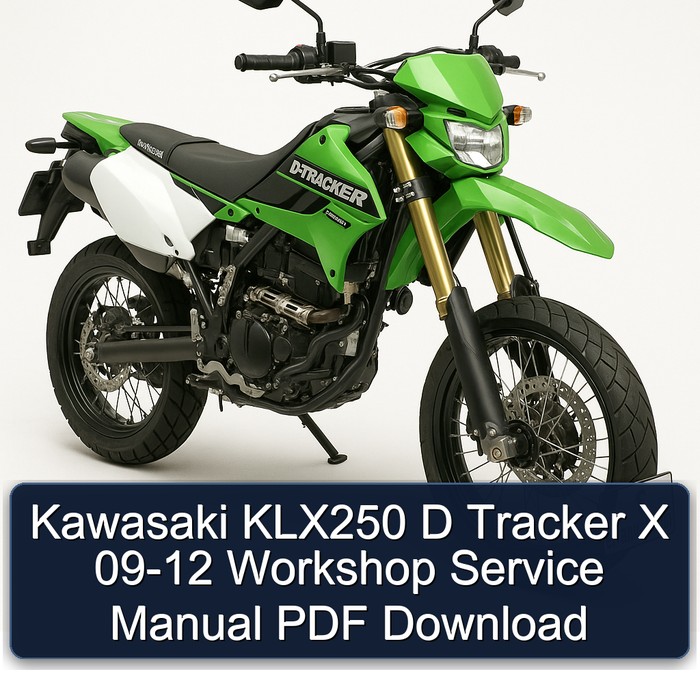 Kawasaki KLX250 D Tracker X 09-12 Workshop Service Manual PDF Download