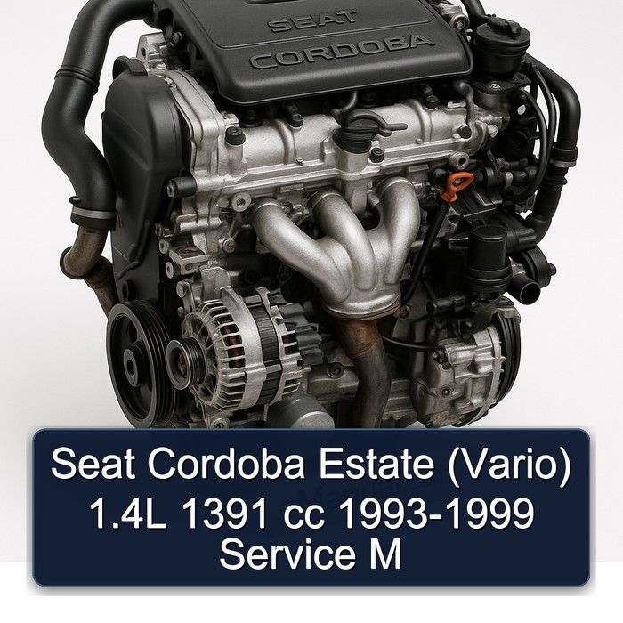 Seat Córdoba Familiar (Vario) 1.4L 1993-1999 Servicio de Mantenimiento