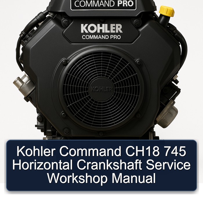 Kohler Command CH18 745 Horizontal Crankshaft Service Workshop Manual
