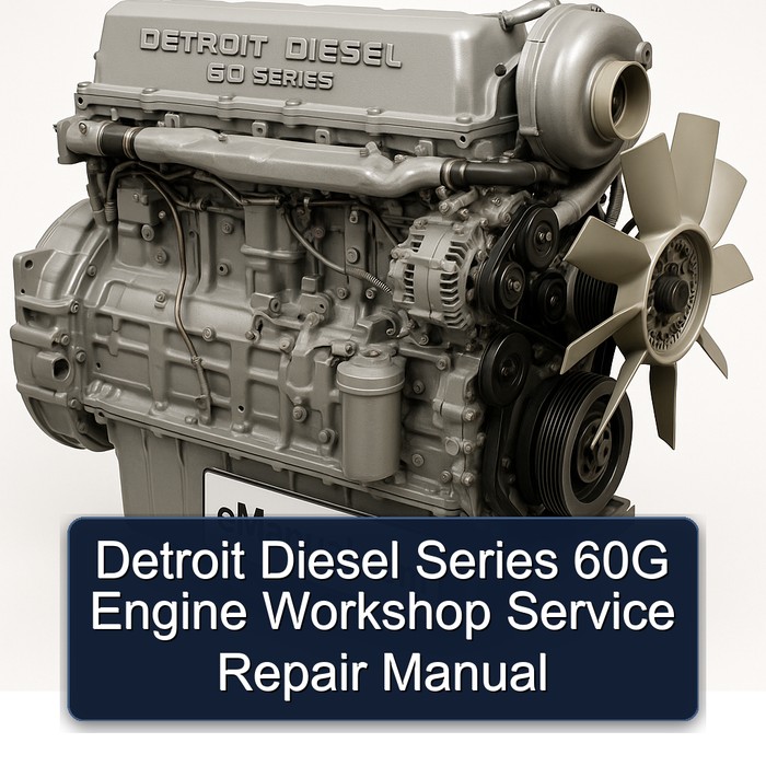 Detroit Diesel Series 60G Engine Workshop Manual de servicio y reparación