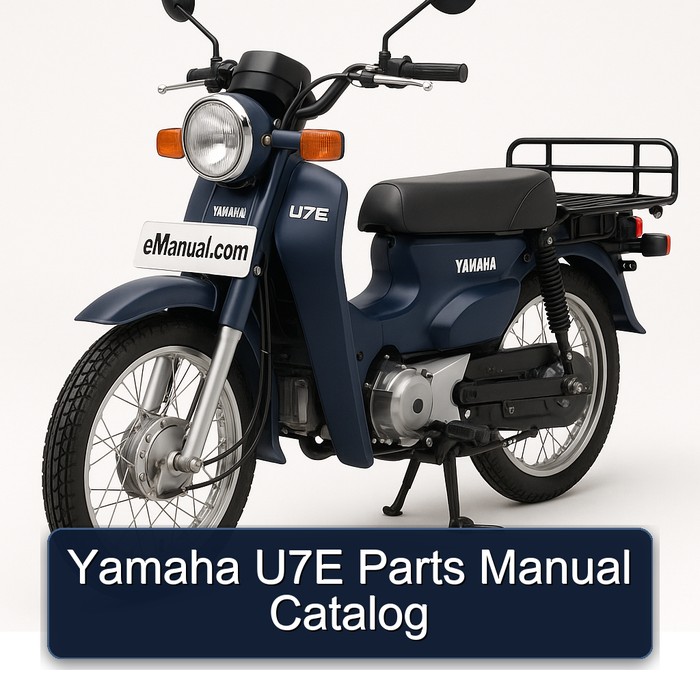 Yamaha U7E Parts Manual Catalog