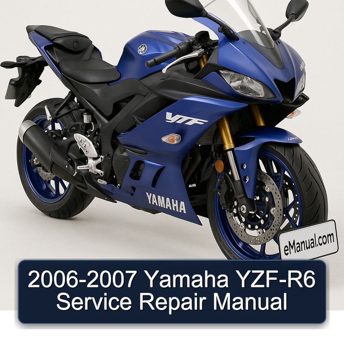 2006-2007 Yamaha YZF-R6 Service Repair Manual