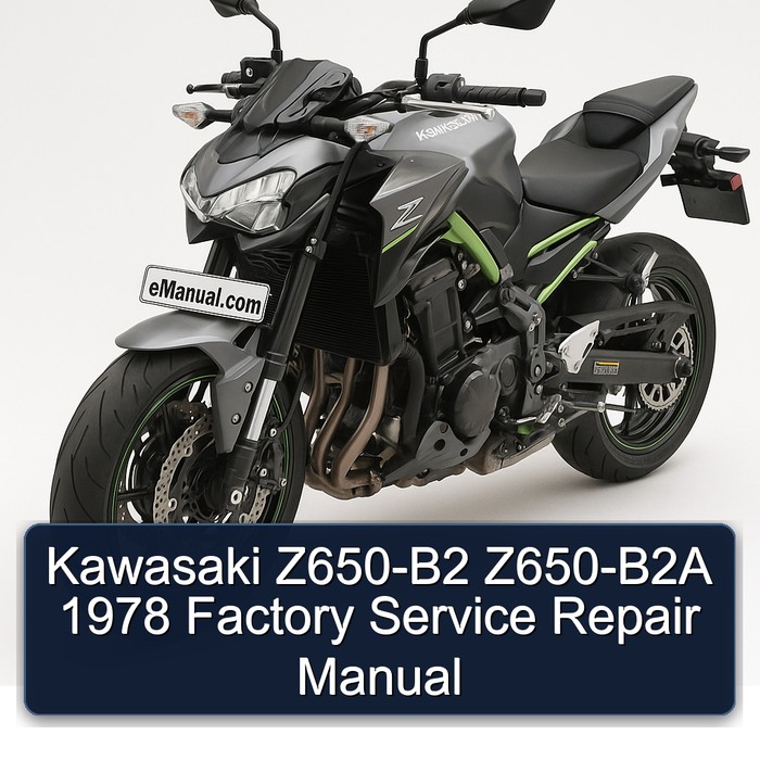 Kawasaki Z650-B2 Z650-B2A 1978 Factory Service Repair Manual