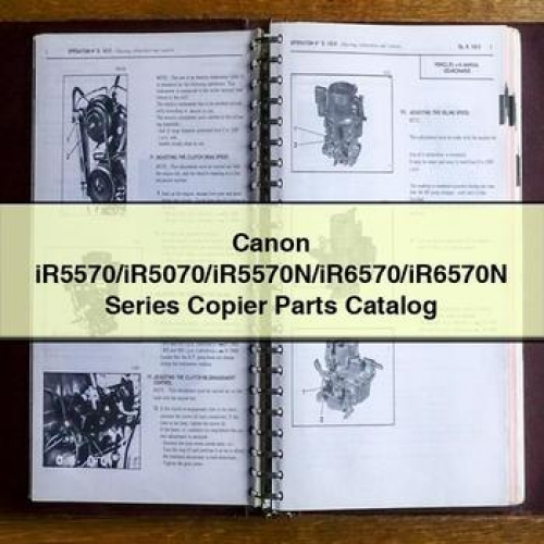 Canon iR5570/iR5070/iR5570N/iR6570/iR6570N Series Copier Parts Catalog PDF Download