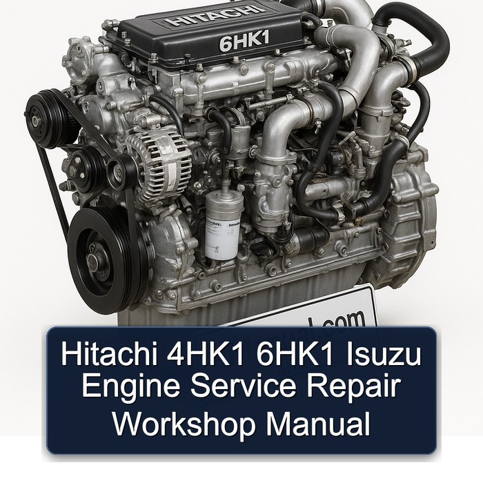Hitachi 4HK1 6HK1 Isuzu Engine Service Repair Workshop Manual