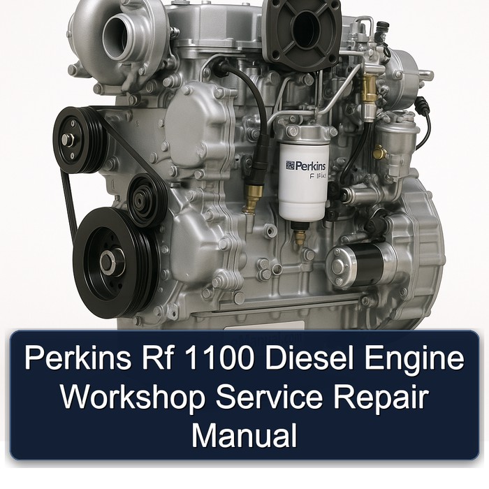 Manual de Servicio y Reparación del Motor Diesel Perkins Rf 1100