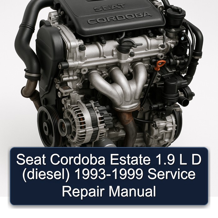 Seat Cordoba Estate 1.9 L D (diesel) 1993-1999 Service Repair Manual