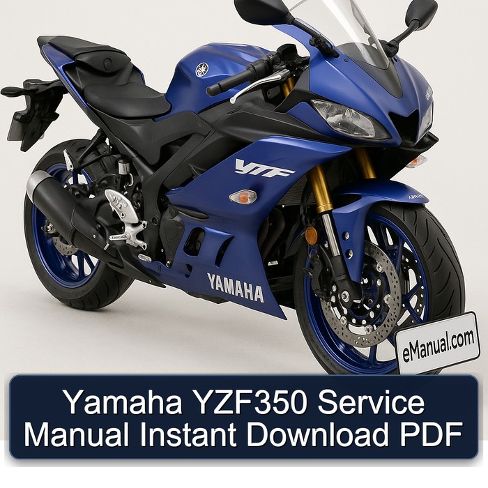 Manual de Servicio Yamaha YZF350 (Descarga Instantánea PDF)