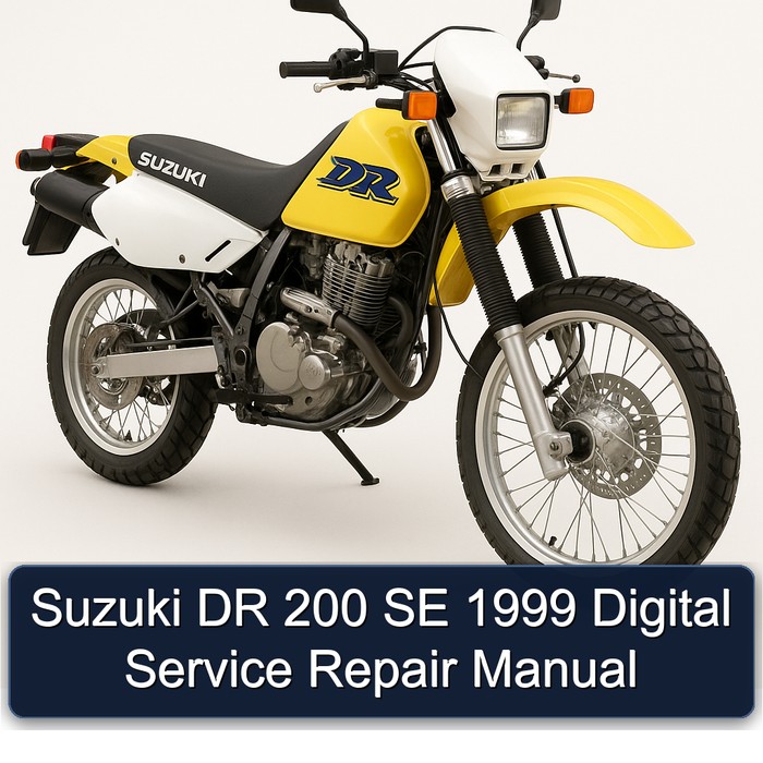 Suzuki DR 200 SE 1999 Digital Manual de servicio y reparación