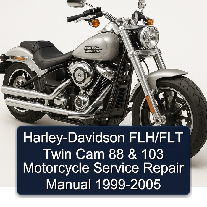 Harley-Davidson FLH/FLT Twin Cam 88 & 103 Motorcycle Service Repair Manual 1999-2005