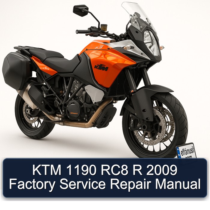 KTM 1190 RC8 R 2009 Factory Service Repair Manual