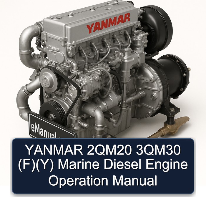 YANMAR 2QM20 3QM30 (F)(Y) Marine Diesel Engine Operation Manual 