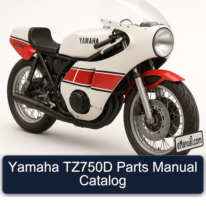 Yamaha TZ750D Parts Manual Catalog