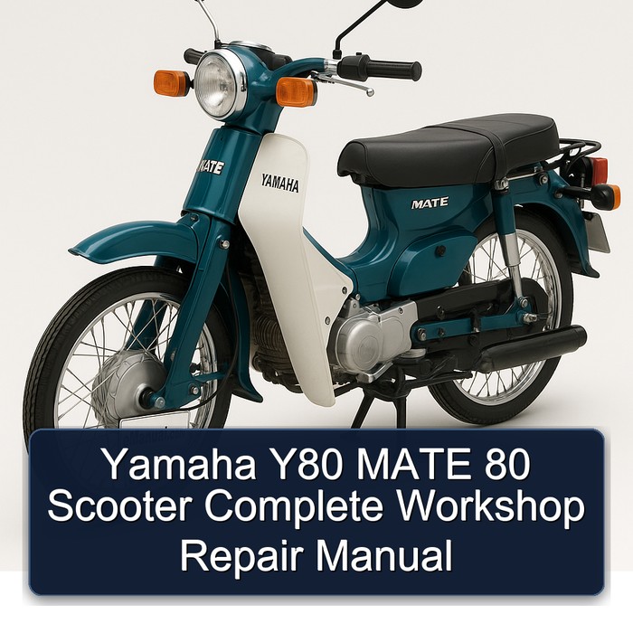 Yamaha Y80 MATE 80 Scooter Complete Workshop Repair Manual