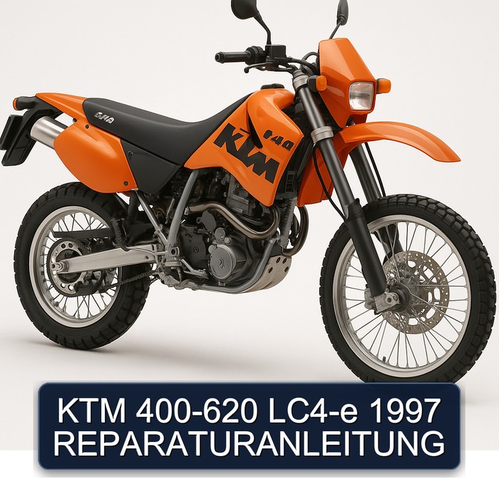 KTM 400-620 LC4-e 1997 REPARATURANLEITUNG