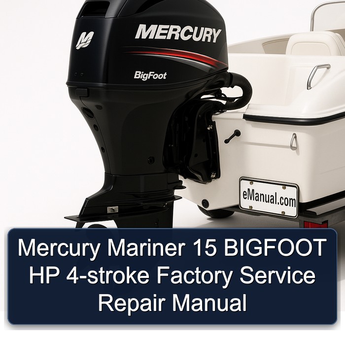 Mercury Mariner 15 BIGFOOT HP 4-stroke Factory Manual de servicio y reparación