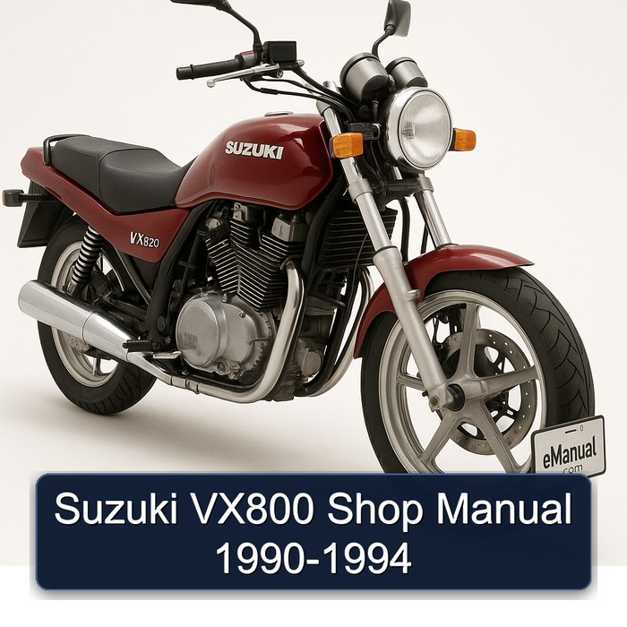 Suzuki VX800 Shop Manual 1990-1994