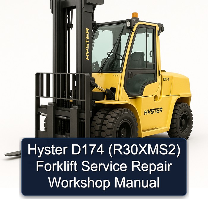 Manual de Servicio y Reparación de la Carretilla Elevadora Hyster D174 (R30XMS2)