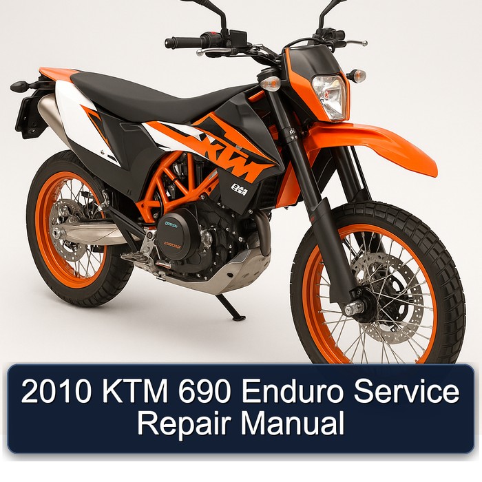 2010 KTM 690 Enduro Manual de servicio y reparación