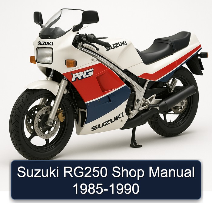 Suzuki RG250 Shop Manual 1985-1990