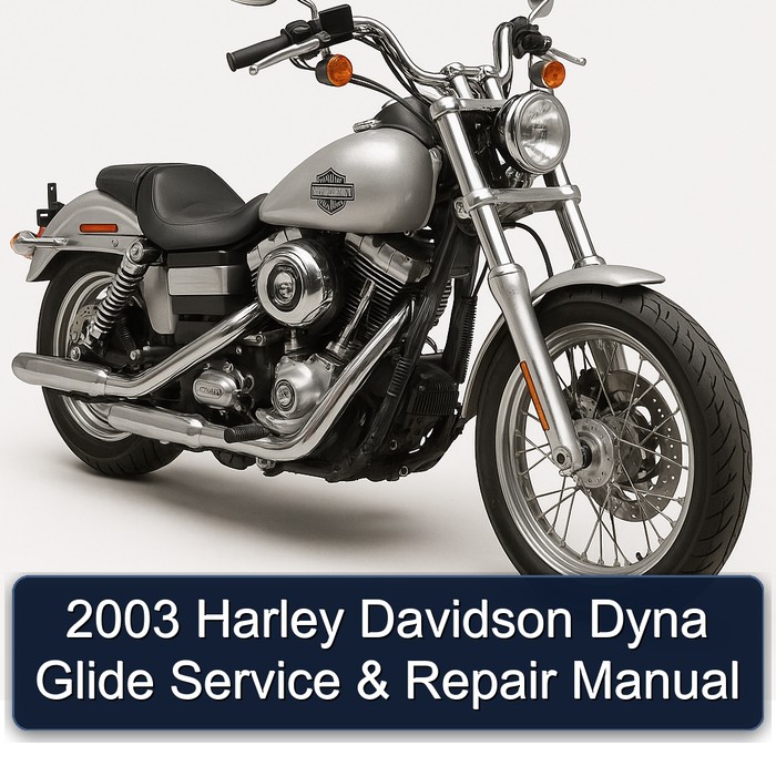 2003 Harley Davidson Dyna Glide Manual de servicio y reparación