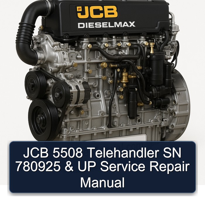 JCB 5508 Telehandler SN 780925 & UP Service Repair Manual