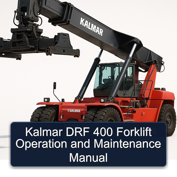 Kalmar Drf 400 Forklift Operation and Workshop Service Repair Manual PDF Download