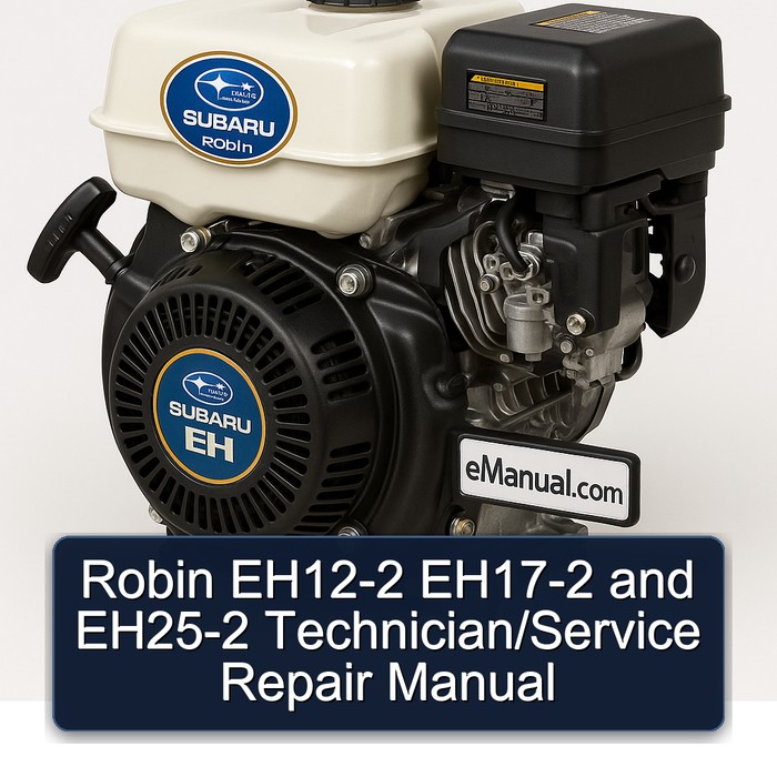 Robin EH12-2, EH17-2, EH25-2 Techniker-/Reparaturanleitung