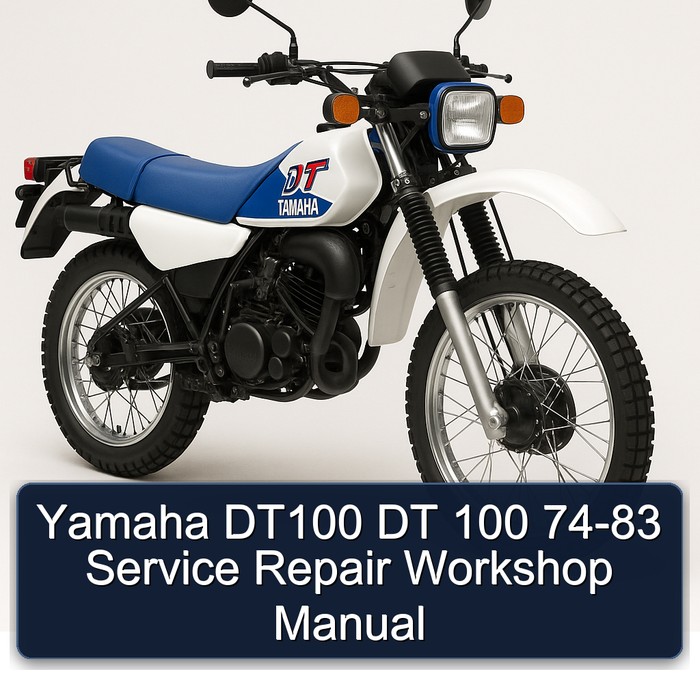 Yamaha DT100 DT 100 74-83 Service Repair Workshop Manual
