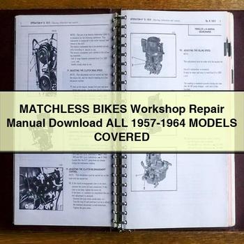 1957 Matchless Bikes All Models Covered Workshop Service Repair Manual PDF Download