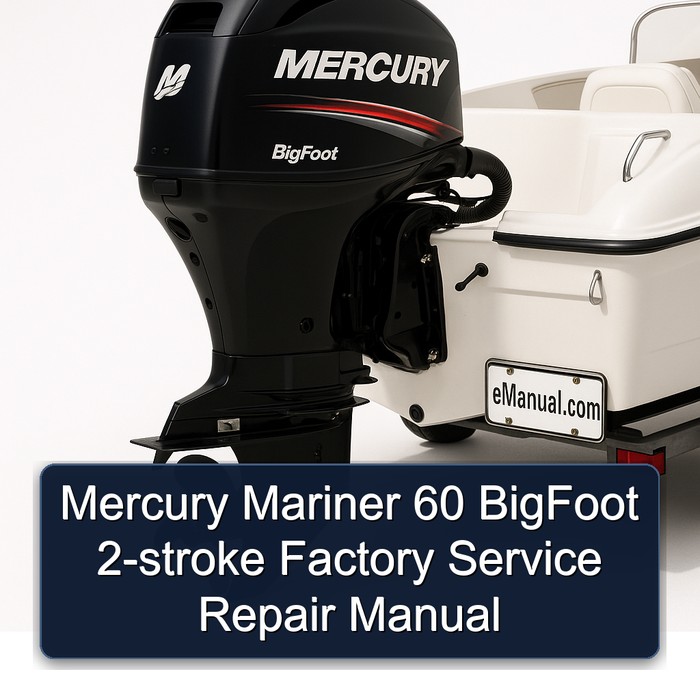 Mercury Mariner 60 BigFoot 2-stroke Factory Manual de servicio y reparación