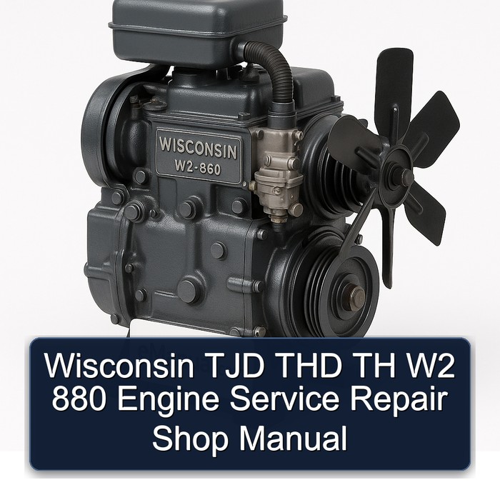 Werkstatt-Handbuch für Wisconsin TJD THD TH W2 880 Motoren