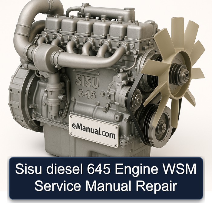 Sisu Diesel 645 Motor - Werkstatthandbuch und Reparaturleitfaden