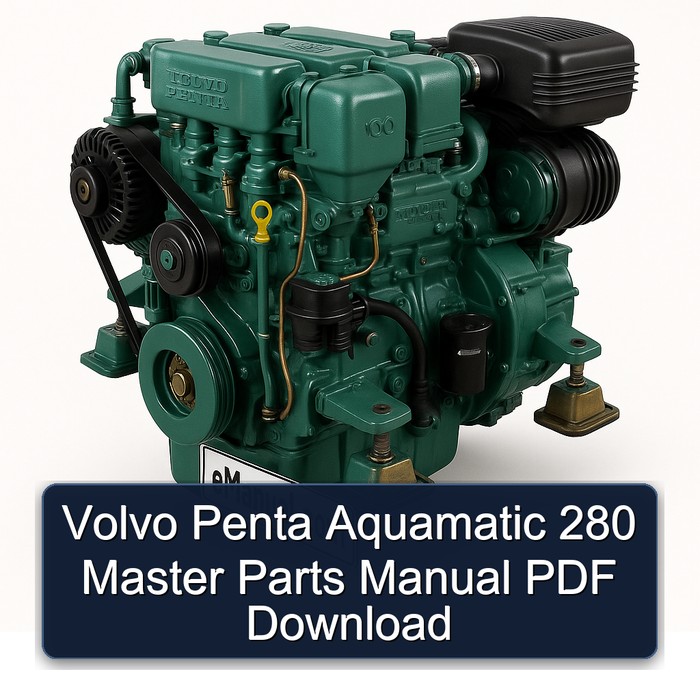 Volvo Penta Aquamatic 280 Master Parts Manual PDF Download