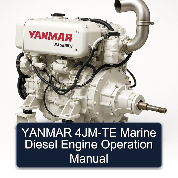 YANMAR 4JM-TE Marine Diesel Engine Operation Manual