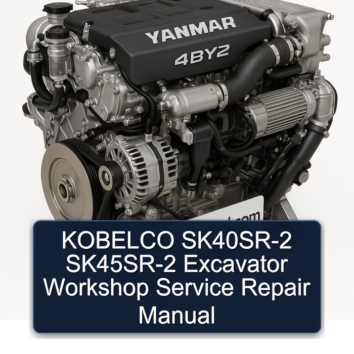 Manual de Reparación y Servicio de Taller para Excavadoras Kobelco SK40SR-2 y SK45SR-2