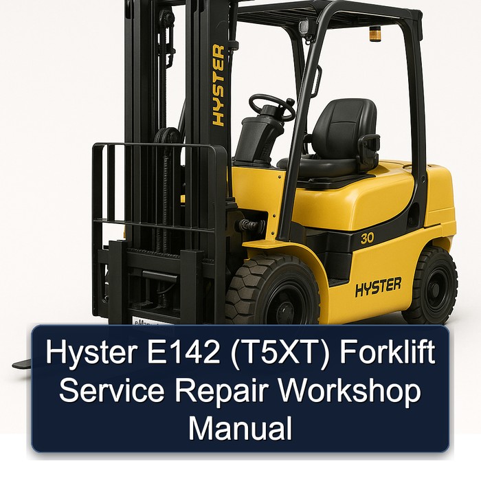 Manual de Reparación y Servicio de la Carretilla Elevadora Hyster E142 (T5XT)