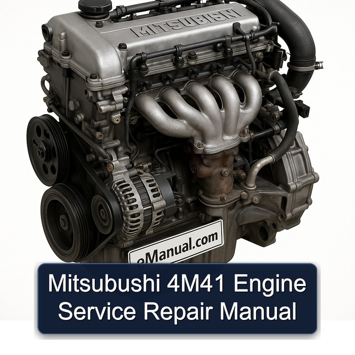 Mitsubishi 4M41 Motor - Service- und Reparaturhandbuch